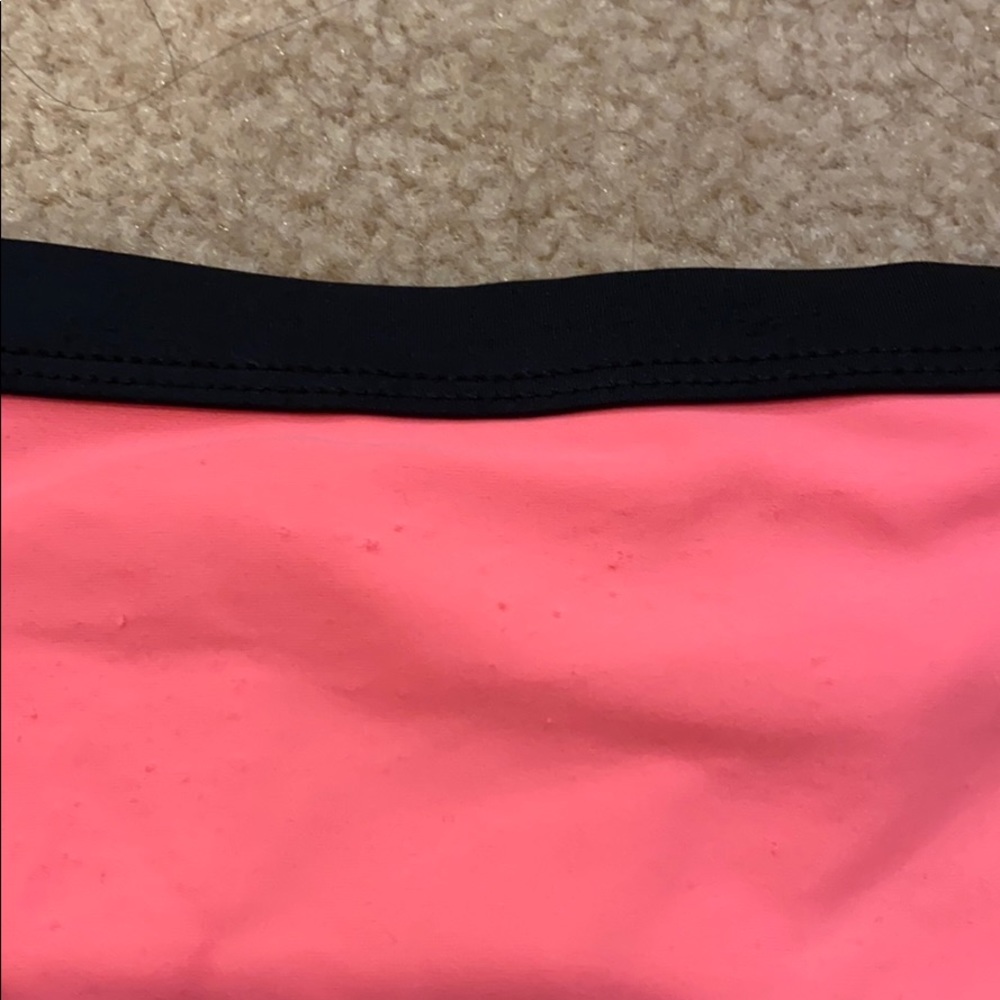 Pink Color Blocking Triangle Bikini Set - Picture 3 of 4